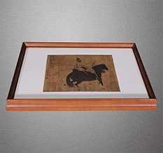 硚口书画装裱配框服务案例